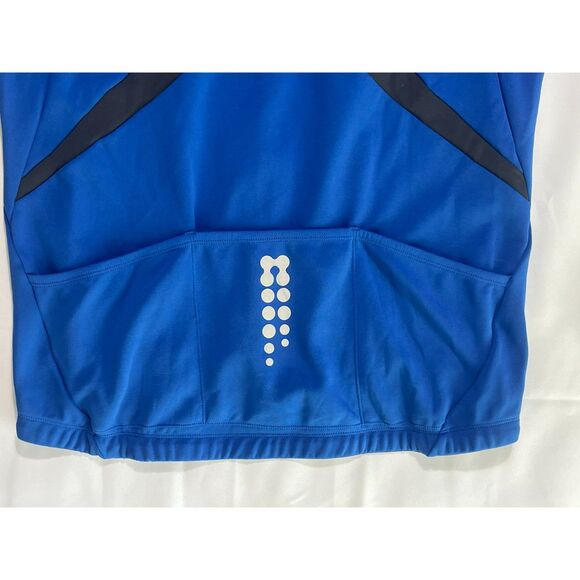 MENS SUGOI CYCLING BLUE GRAY LONG SLEEVE FULL ZIP KNIT BIKING JACKET SIZE XL - Picture 7 of 11